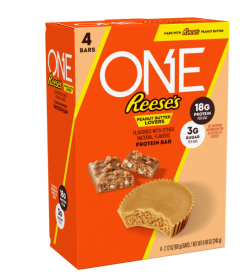 One x Reeses Peanut Butter Lovers Protein Bar, 18g, 4ct