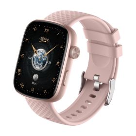 Smart Watch Bluetooth Call &1.95 HD Screen -Heart Rate SpO2 Sleep Monitor, 3ATM Waterproof Fitness Tracker For IoS Android (Color: Pink)