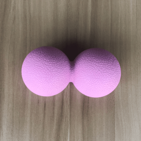 Peanut Yoga Massage Ball; Trigger Point Ball; Fascia Release; Foot TPE Trigger Point Therapy Balls (Color: Pink)
