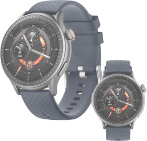 2025 Premium Smart Watch 1.43 Inch HD Round Fitness Tracker Bluetooth Calling Heart Rate Monitor Waterproof 3ATM For Running Gym Hiking Outdoor A (Color: Blue)