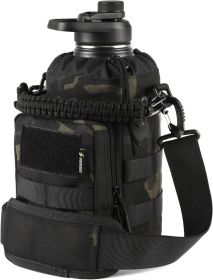 VOTAGOO 64Oz Tactical Water Bottle (Color: DarkCamo)
